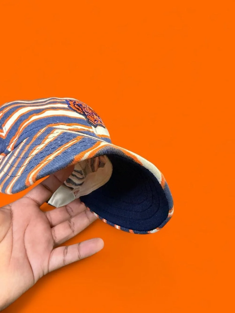 Vintage 90s Zubaz NFL Chicago Bears hat